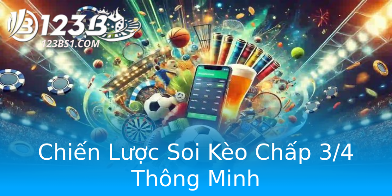 Chiến Lược Soi Kèo Chấp 3/4 Thông Minh
